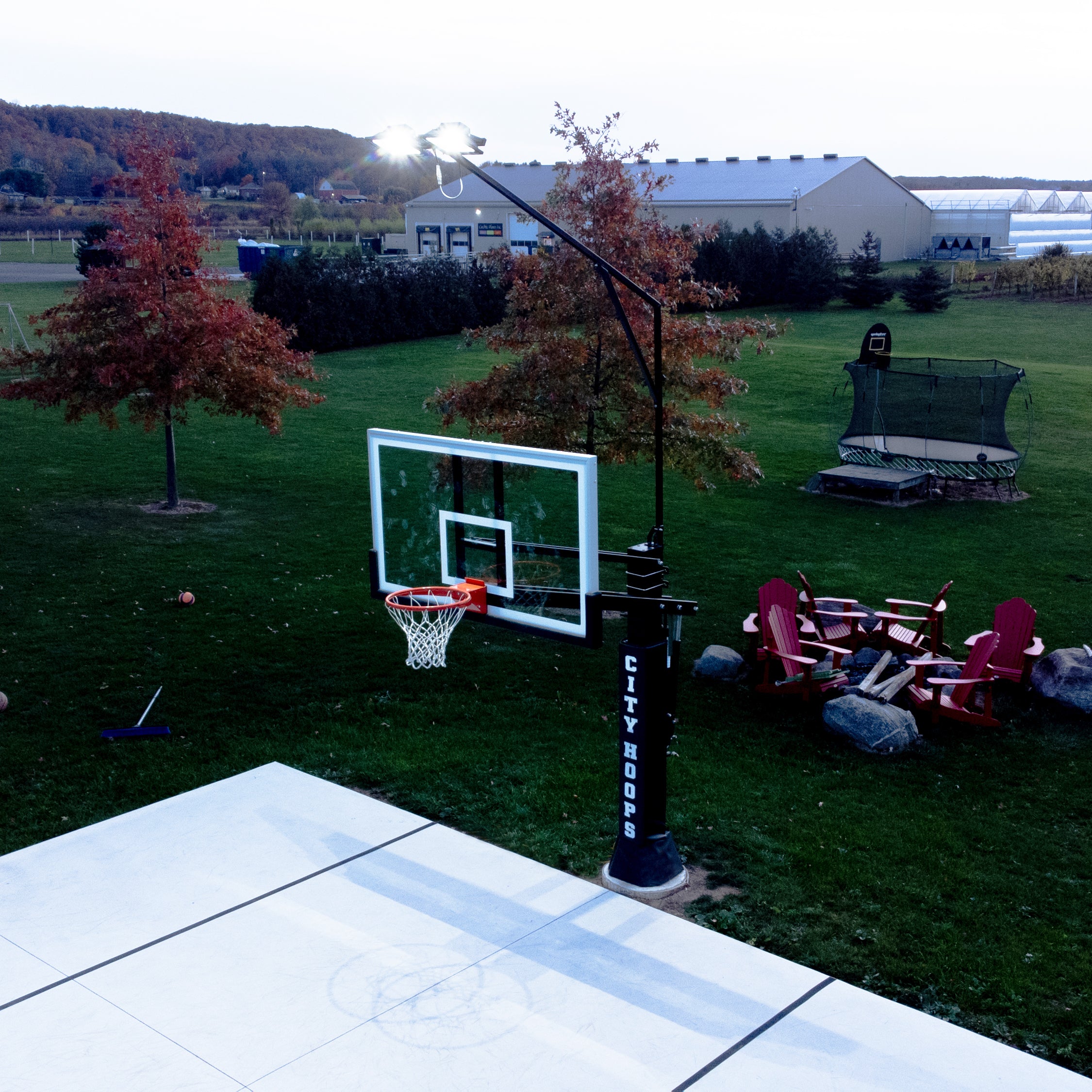 CITY HOOPS - Basketball Hoop LED Light