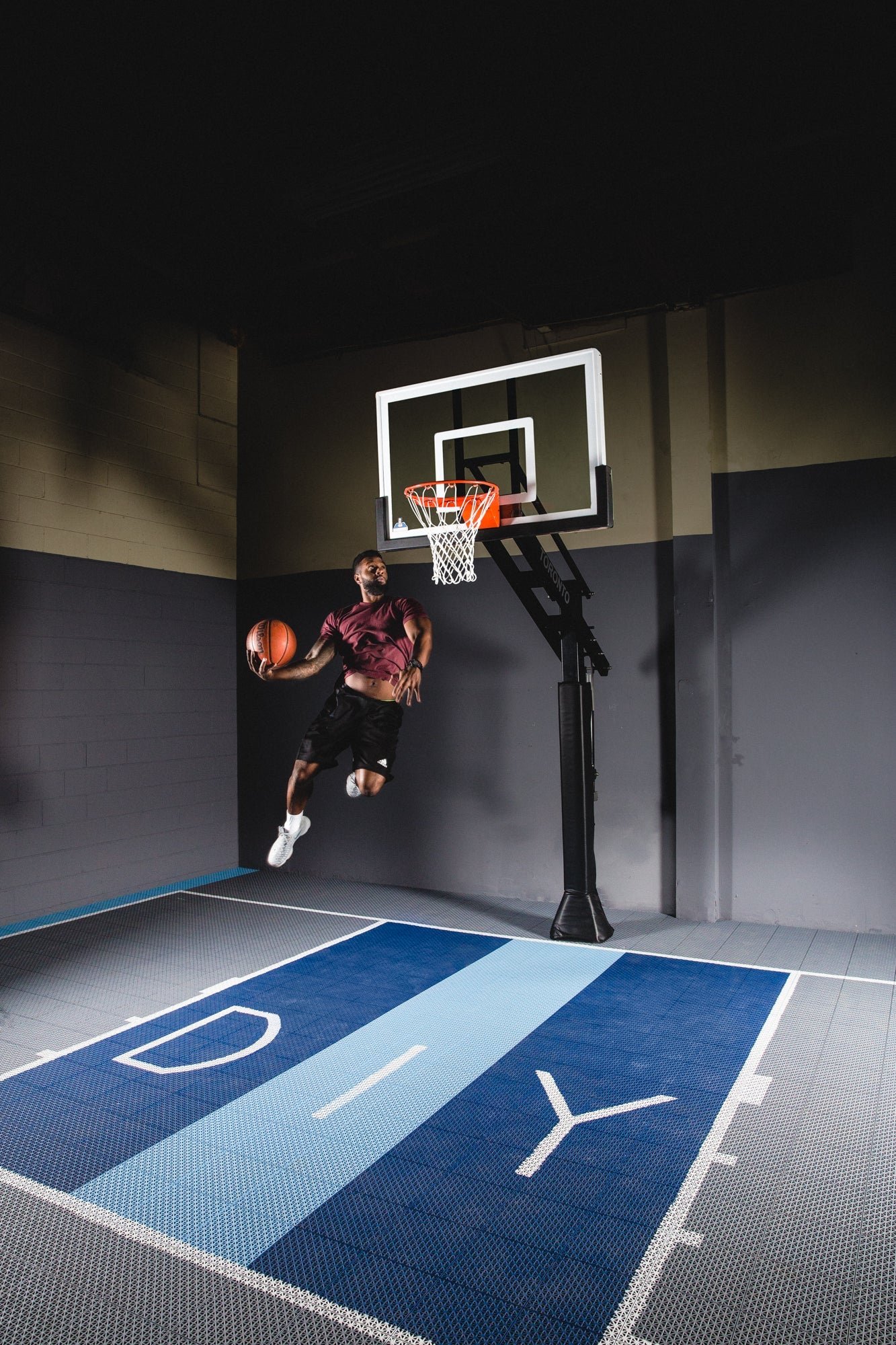 Basketball Court Kit - Half Court 30'9" x 30'9" (H5) - DIY Court Canada