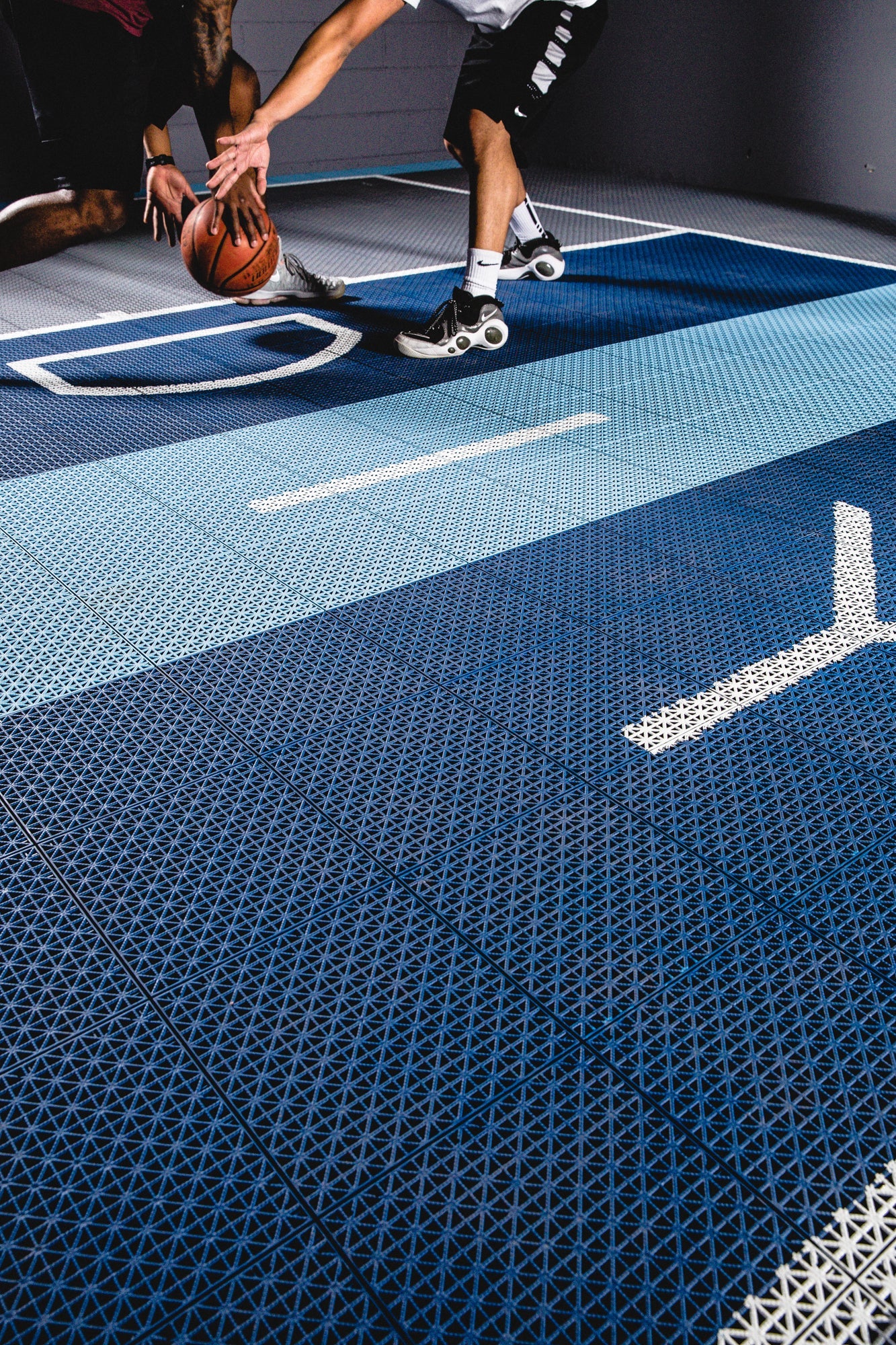 Basketball Court Kit - Half Court 25'8" x 25'8" (H2) - DIY Court Canada