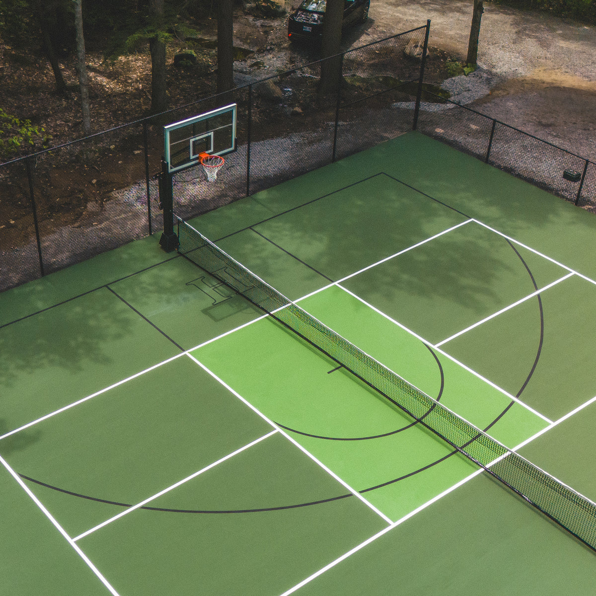 EIGHTYNINE Sports - Multi-Sport Adjustable Net System - Single Post (44' - 54' Post Separation)