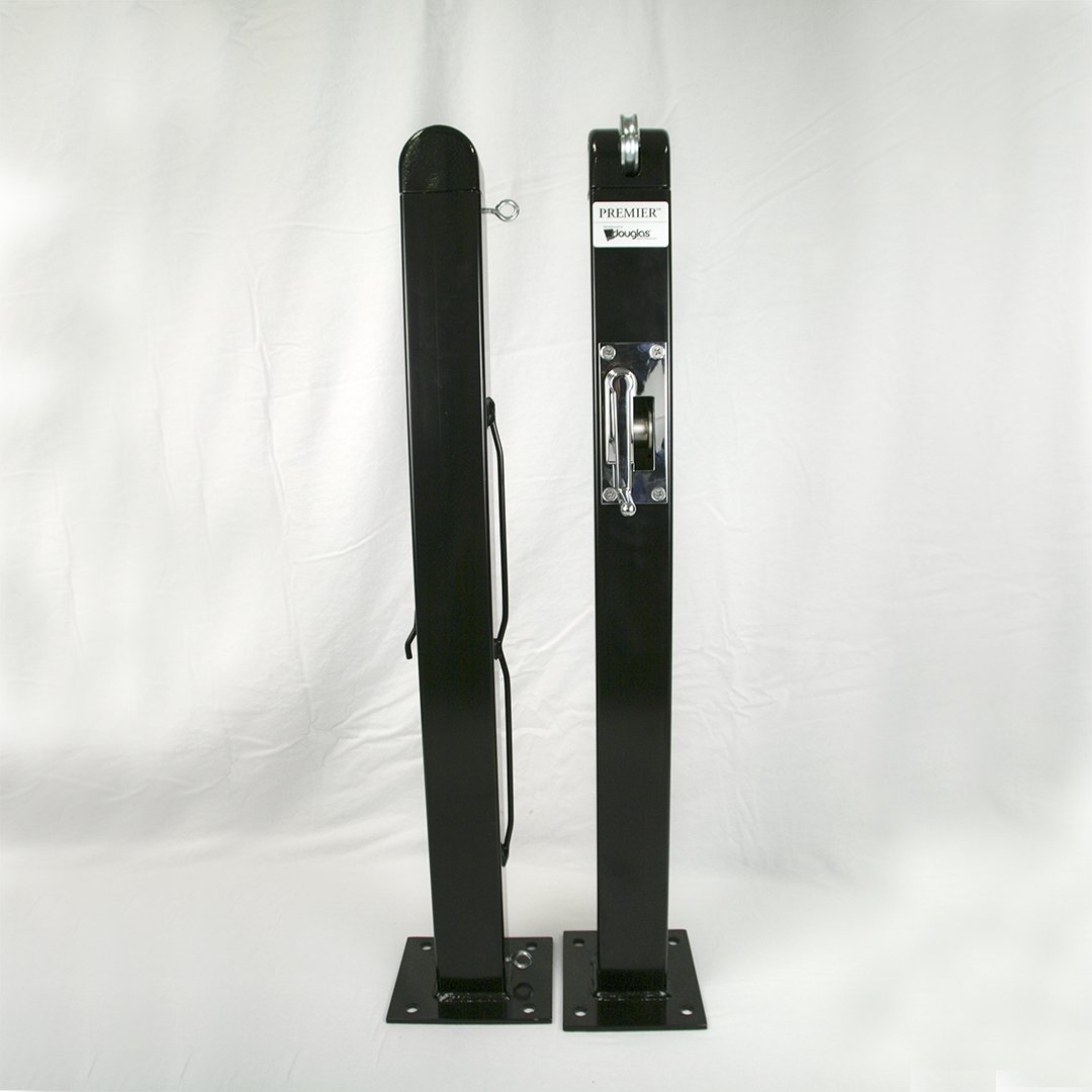 Douglas Premier SQ Pickleball Posts - Surface Mount - DIY Court Canada