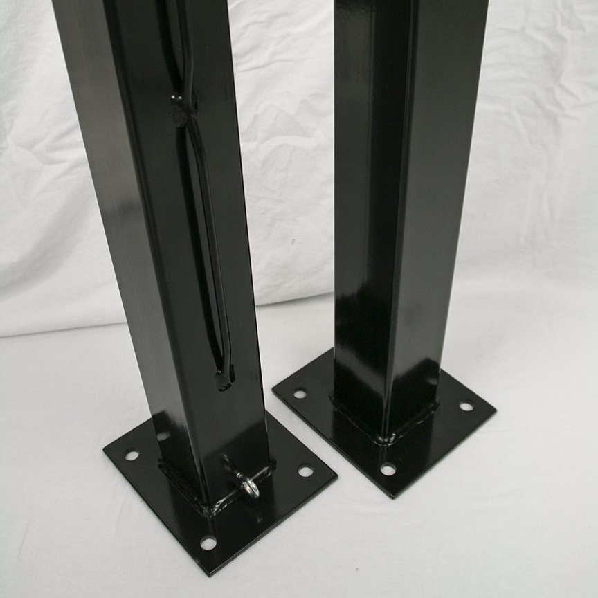 Douglas Premier SQ Tennis Posts - Surface Mount - DIY Court Canada