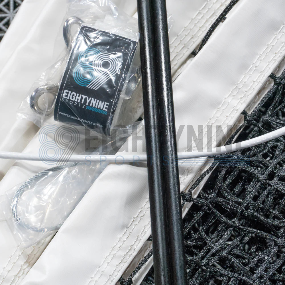 EIGHTYNINE Sports - Professional Tennis Net & Center Strap