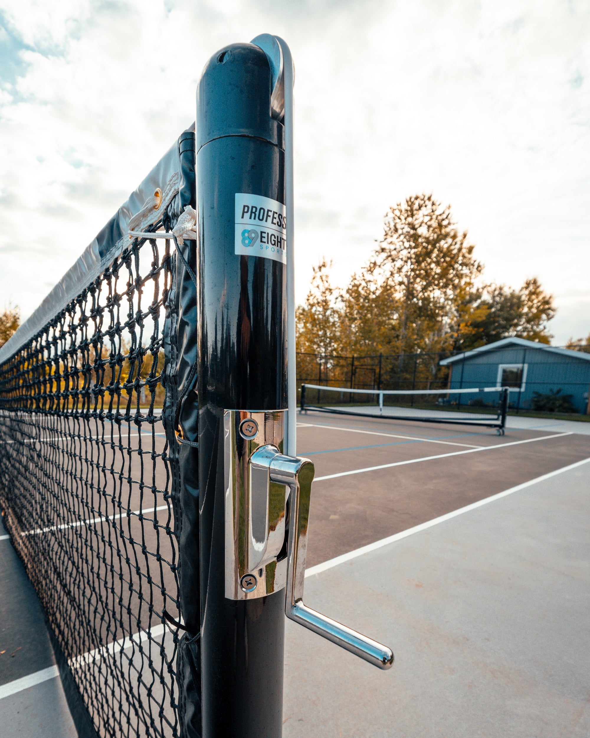 EIGHTYNINE Sports - Professional Tennis Posts - 3" Diameter - In-Ground - DIY Court Canada