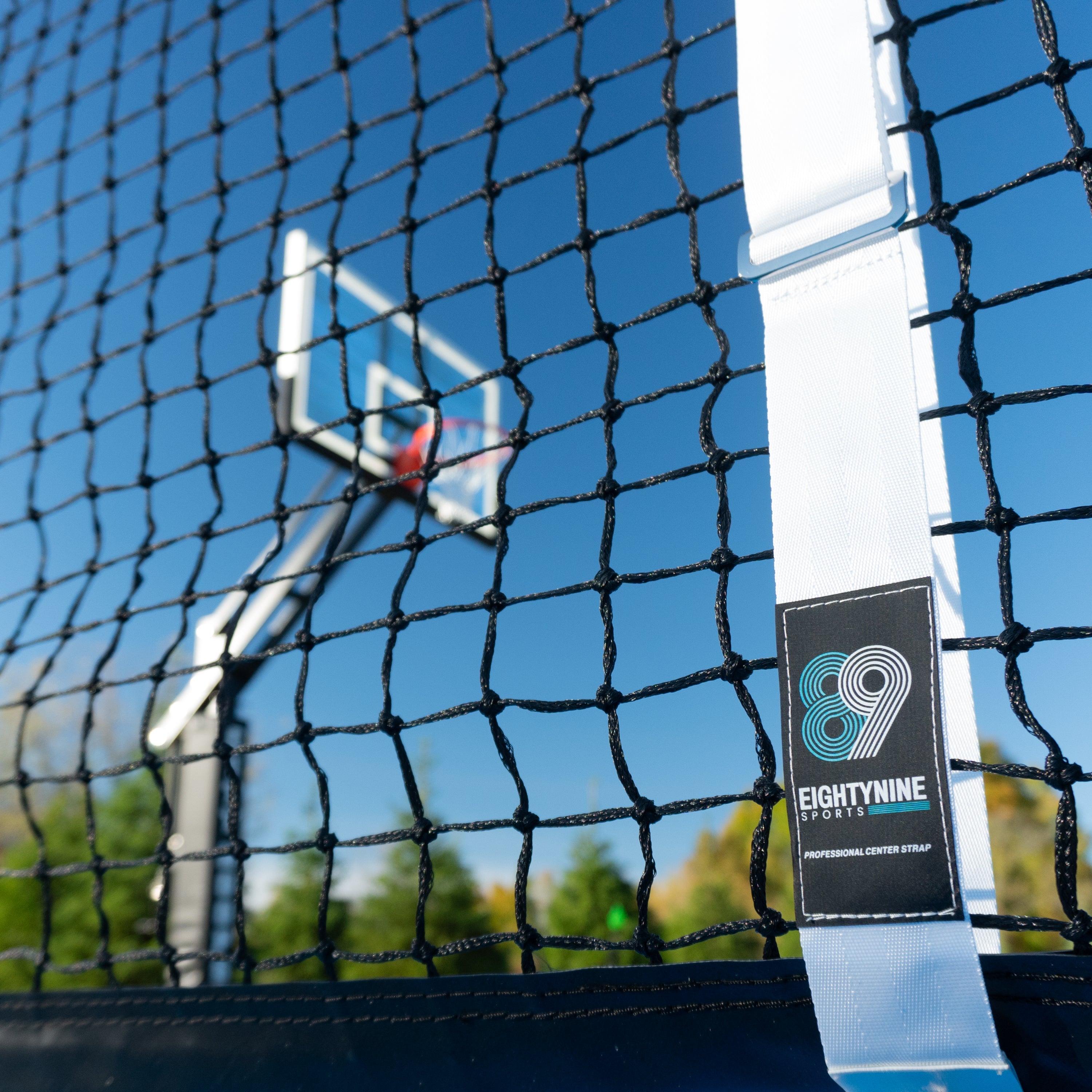 EIGHTYNINE Sports Center Strap (Adjustable) For Tennis & Pickleball Net - DIY Court Canada