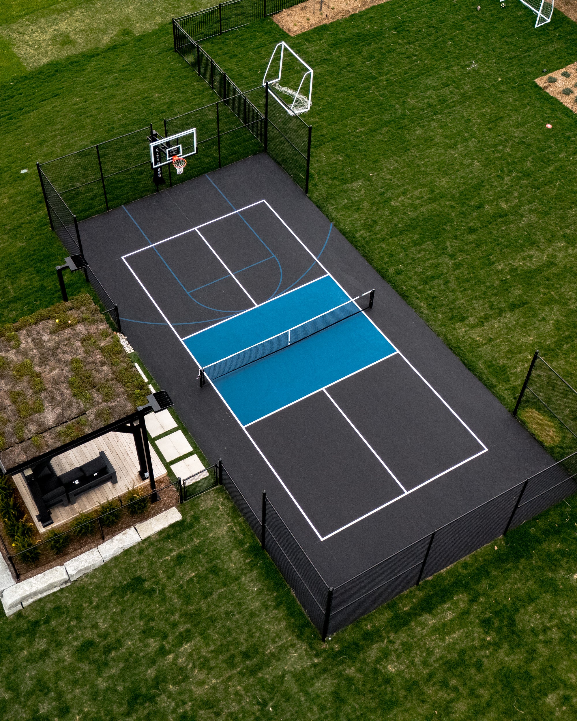 Pickleball Posts & Net Package (Includes Free Ground Sleeves + Anchor)