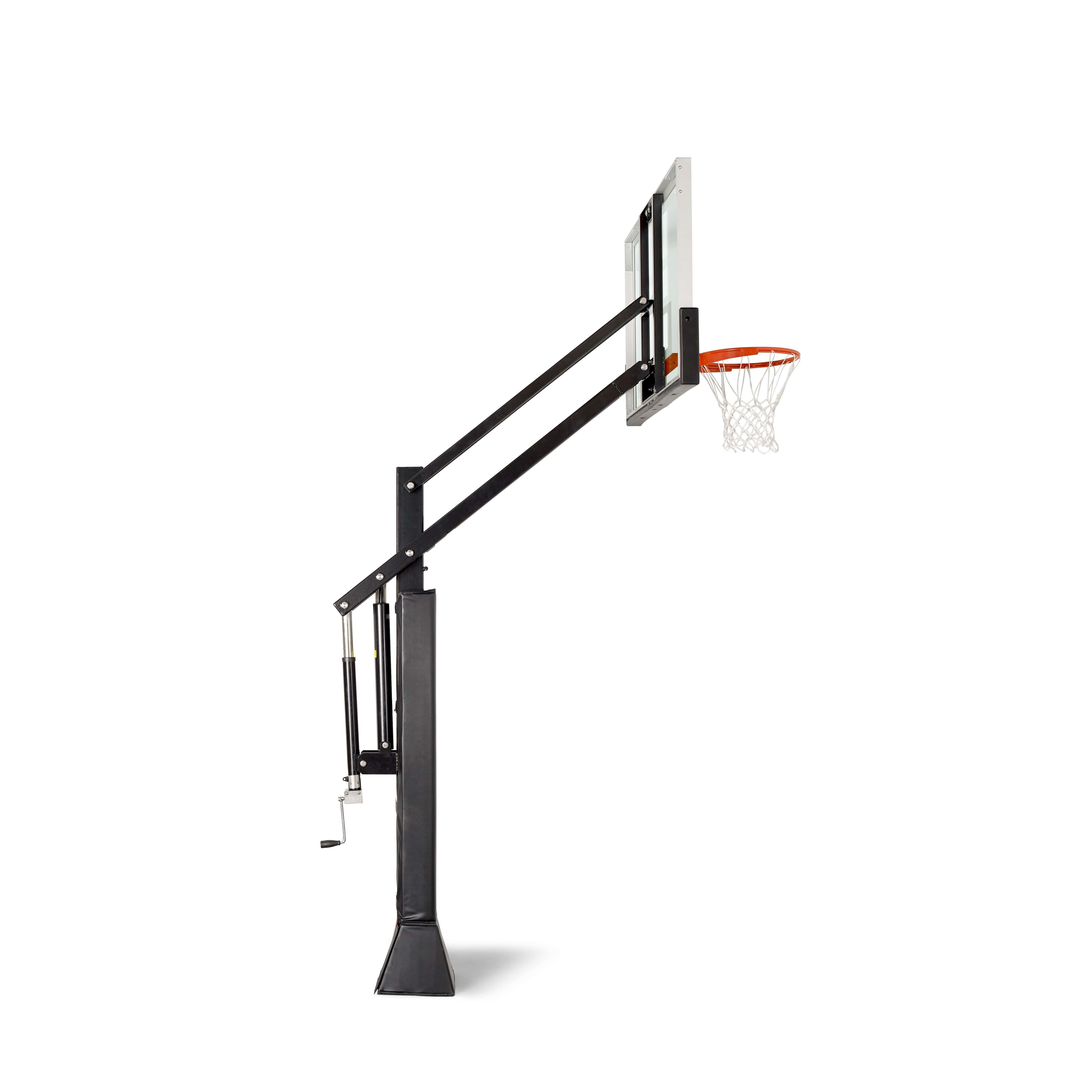 CITY HOOPS - Silver Basketball Hoop - Tempered
