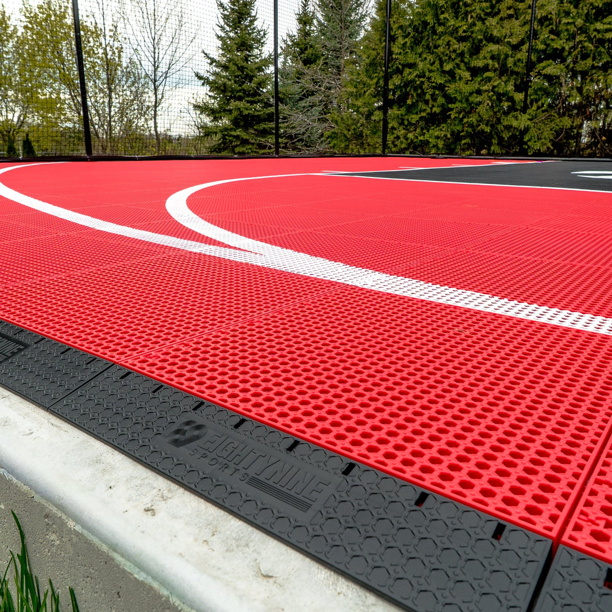 Basketball Half Court Kit - 20'4" x 26'4" | HEXPRO Sport Tile (HC1)