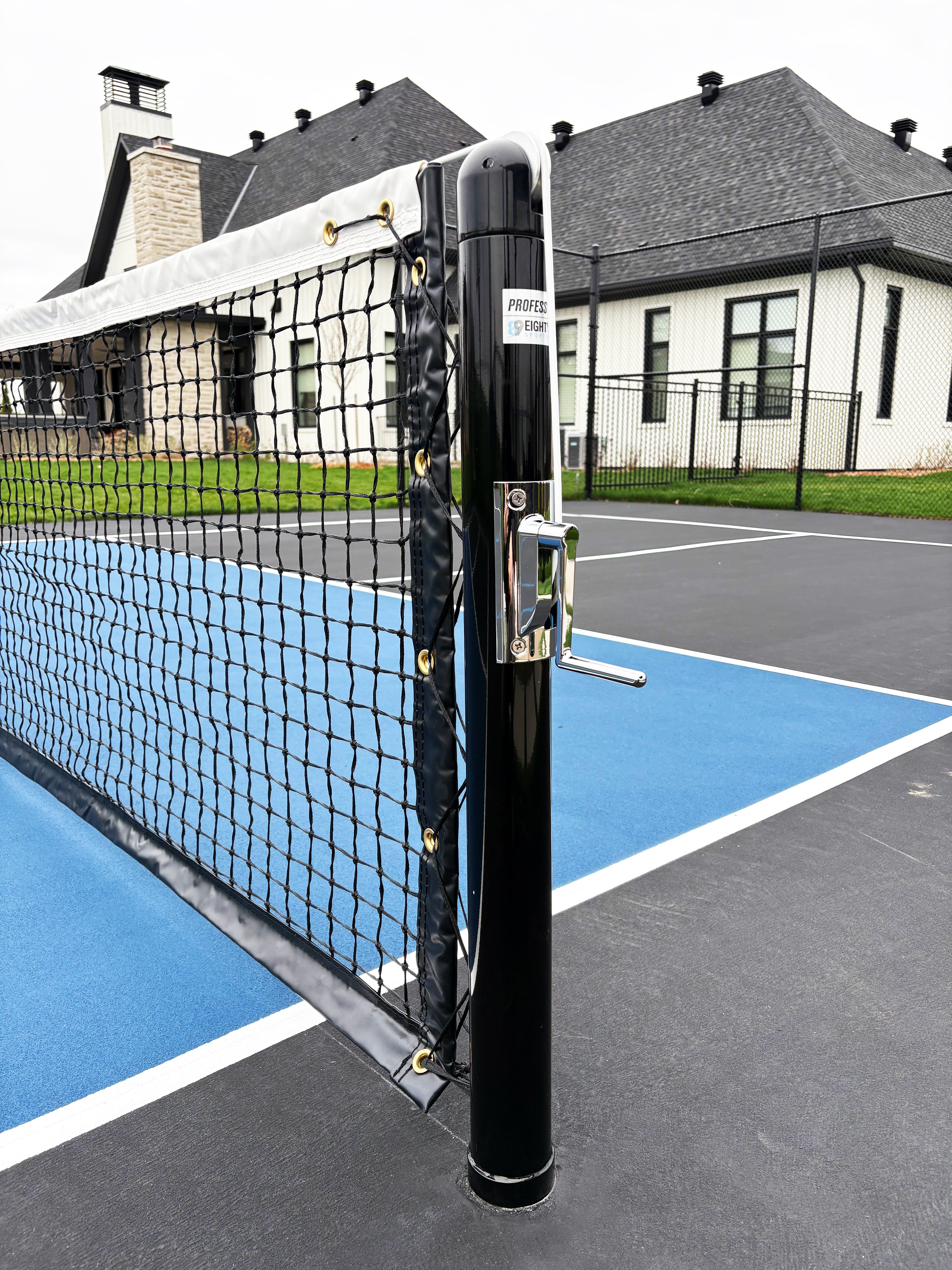 Pickleball Posts & Net Package (Includes Free Ground Sleeves + Anchor)