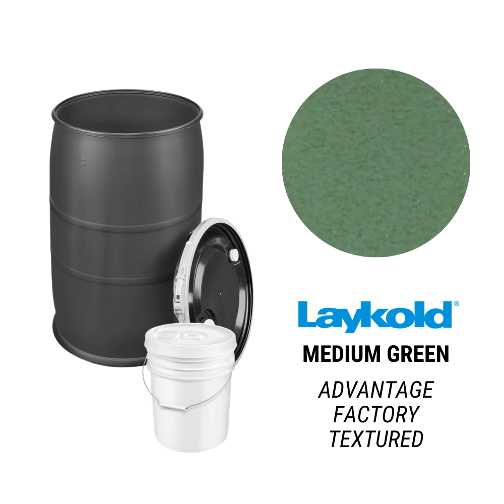 Laykold Advantage Colorcoat - Medium Green - Factory Textured