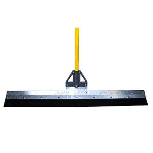 Seal Coat Squeegee, 36" Round Edge Non-tapered Blade, 7ft Oversized Powder-coated Yellow Aluminum w/ Cushion Grip - DIY Court Canada