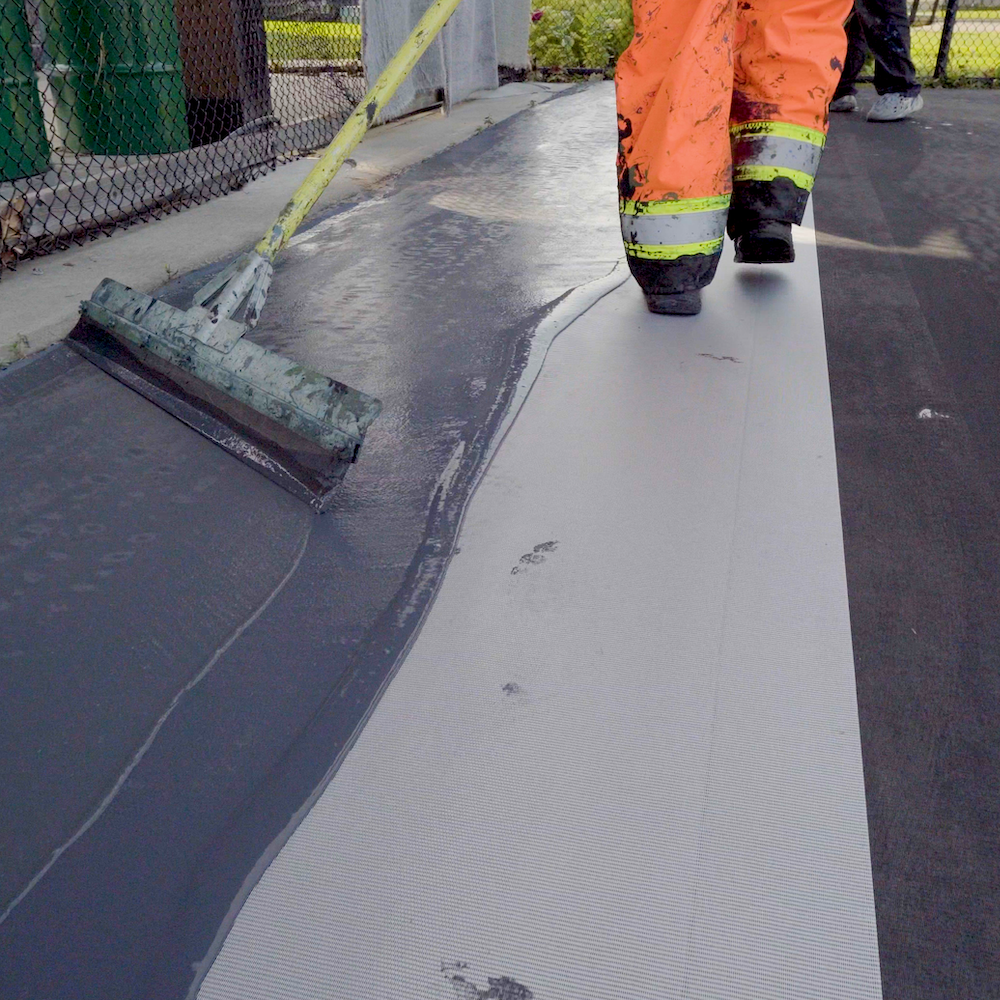 Fiberglass Reinforcement for Tennis, Pickleball & Basketball Court Surfacing