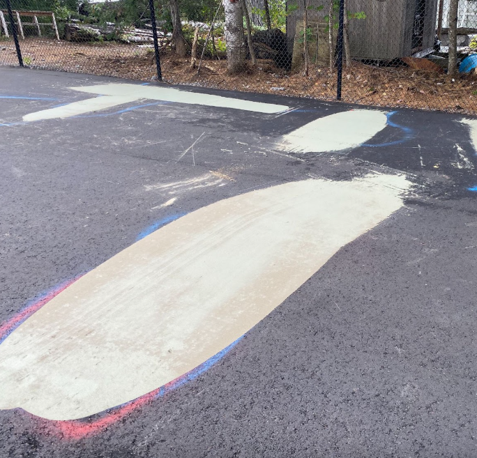 How to Fix a Birdbath or Low Spot on a Tennis Court