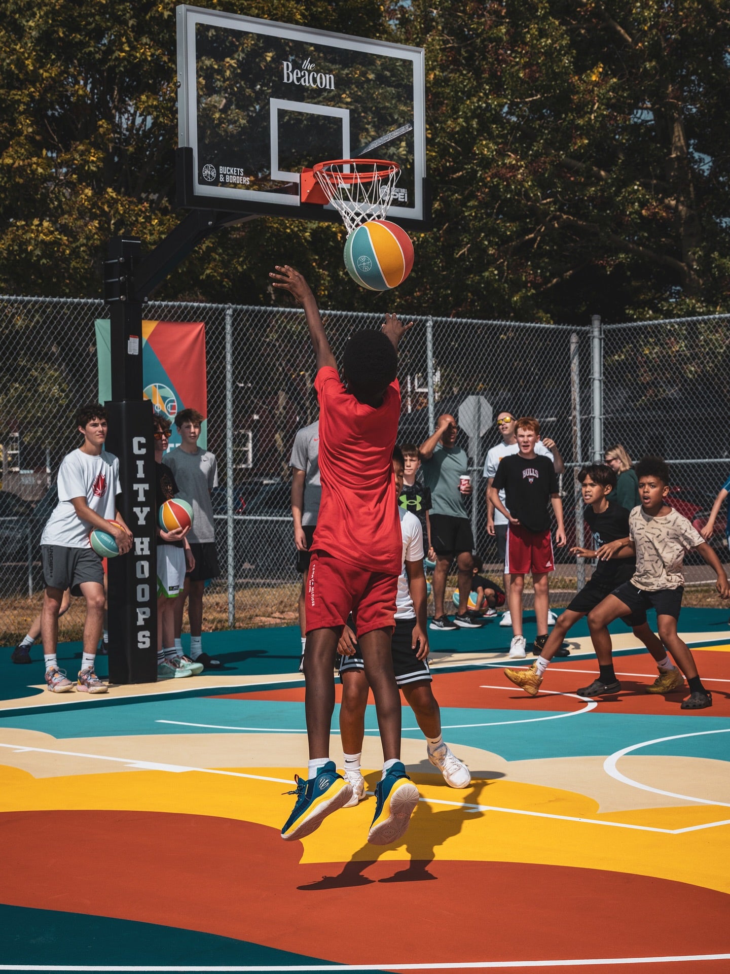 CITY HOOPS - Gooseneck+ Basketball Hoop