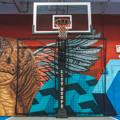 CITY HOOPS - Basketball Backstop Netting System - DIY Court Canada