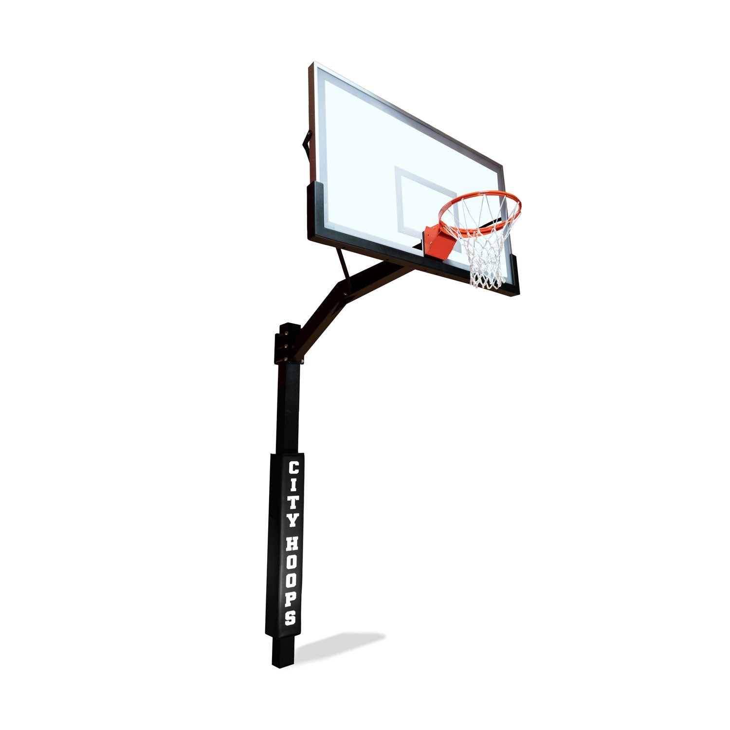 CITY HOOPS - Gooseneck+ Basketball Hoop - DIY Court Canada
