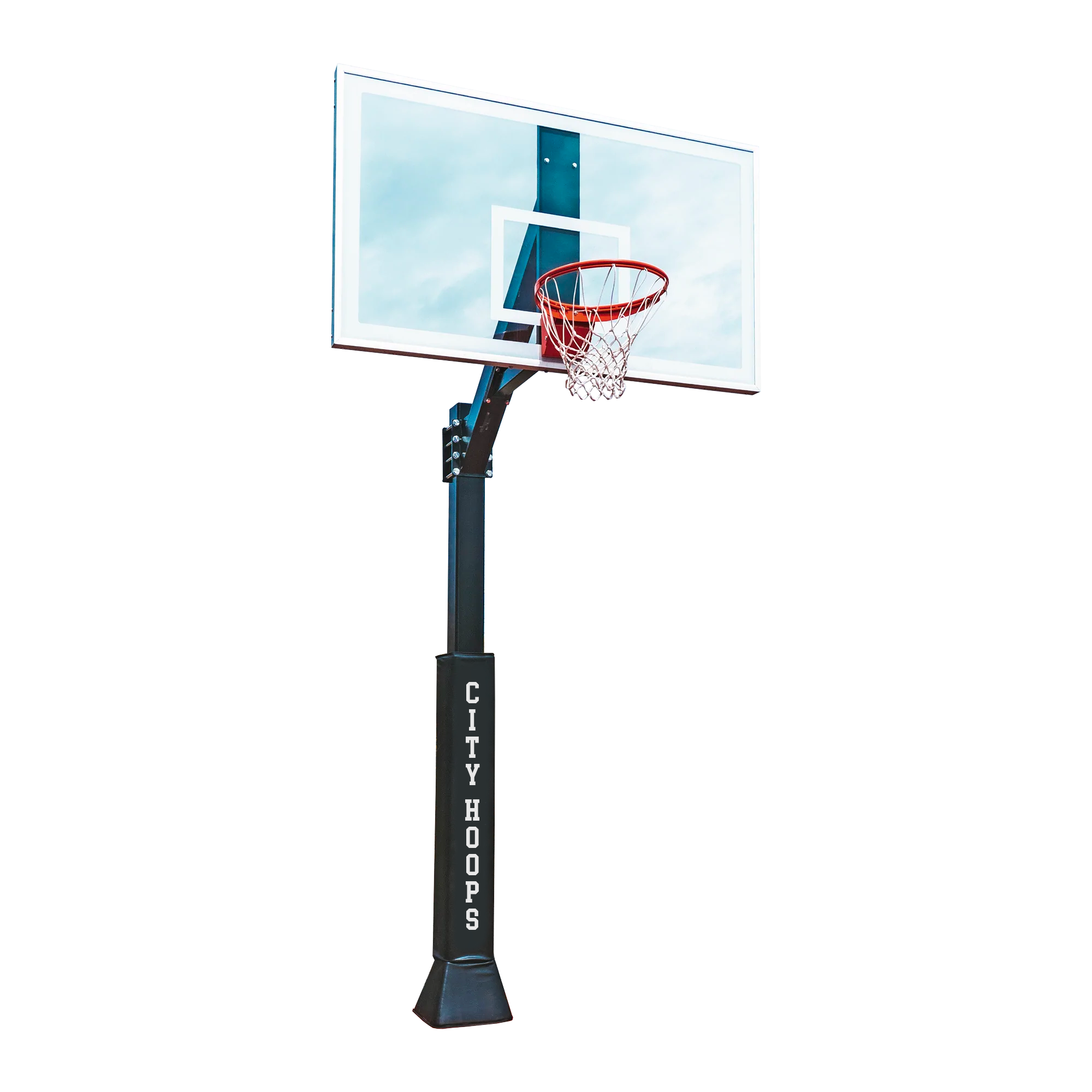 CITY HOOPS - Fixed Height Basketball Hoop - DIY Court Canada