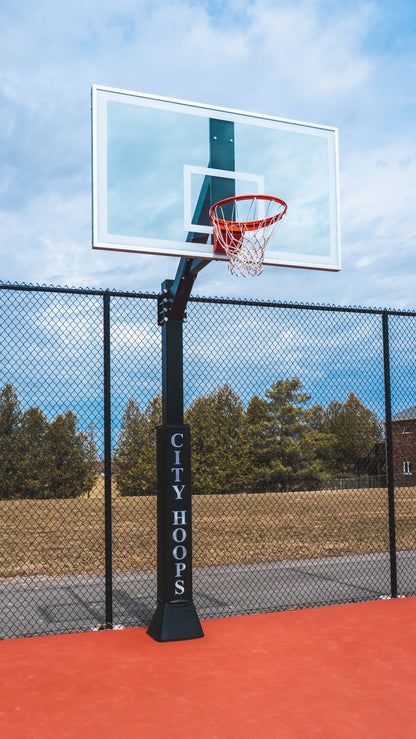 CITY HOOPS - Fixed Height Basketball Hoop - DIY Court Canada
