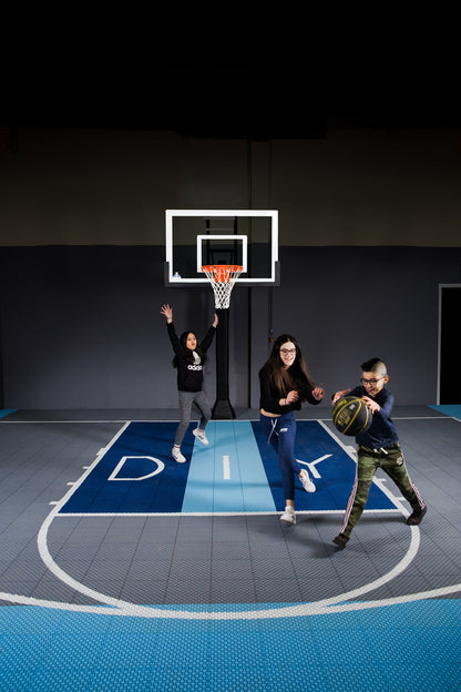 Basketball Court Kit - Half Court 30'9" x 25'8" (H3) - DIY Court Canada