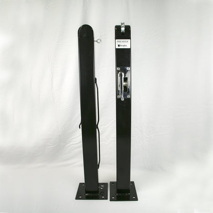 Douglas Premier SQ Pickleball Posts - Surface Mount - DIY Court Canada