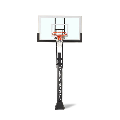 CITY HOOPS - Gold Basketball Hoop - Tempered