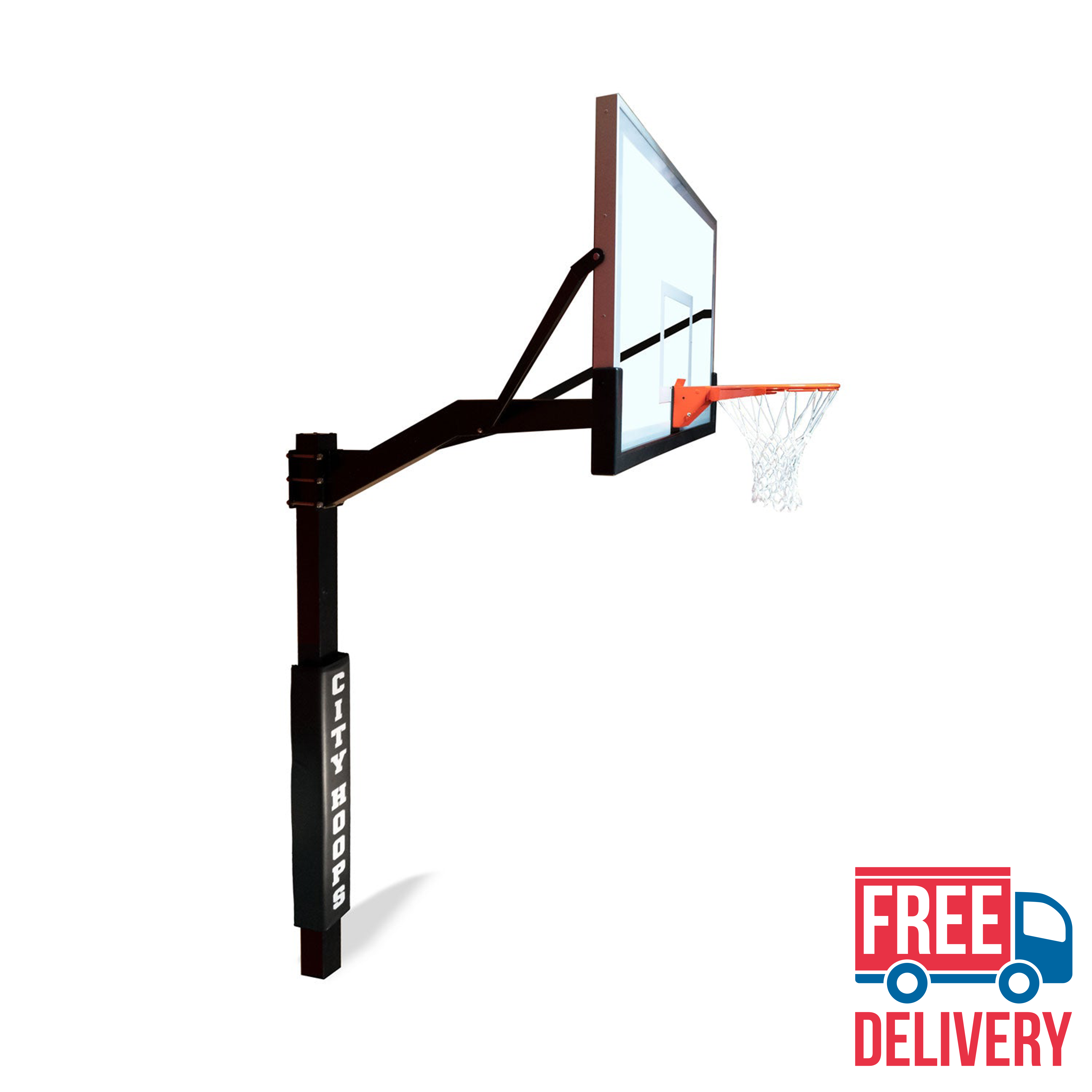 CITY HOOPS - Gooseneck+ Basketball Hoop