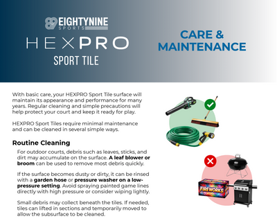 Care & Maintenance