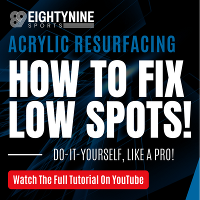 Low Spot Repair for Acrylic Court Surfacing [Video]