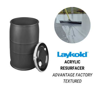Laykold Advantage Acrylic Resurfacer - Black - Factory Textured (30-gal.)
