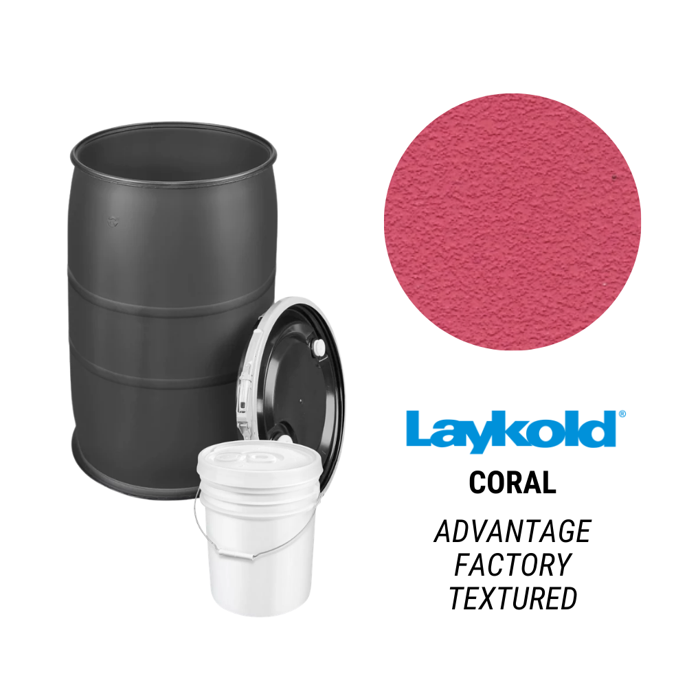 Laykold Advantage Colorcoat  - Coral - Factory Textured