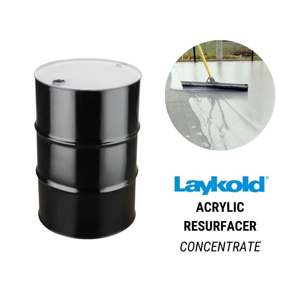 Laykold Acrylic Resurfacer - Black (55-gal. drum)