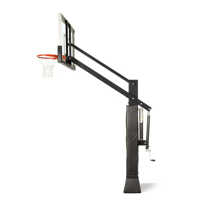 CITY HOOPS - Platinum Basketball Hoop - Tempered Glass