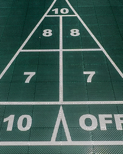 Shuffleboard - Double Court Kit - 16'4" x 43'4" | HEXPRO Sport Tile (SCD2)