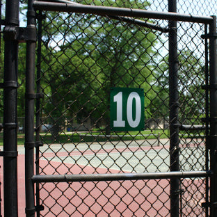 PVC Court Numbers For Tennis & Pickleball Courts