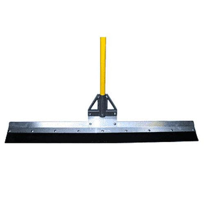 Seal Coat Squeegee, 36" Round Edge Non-tapered Blade, 7ft Oversized Powder-coated Yellow Aluminum w/ Cushion Grip - DIY Court Canada